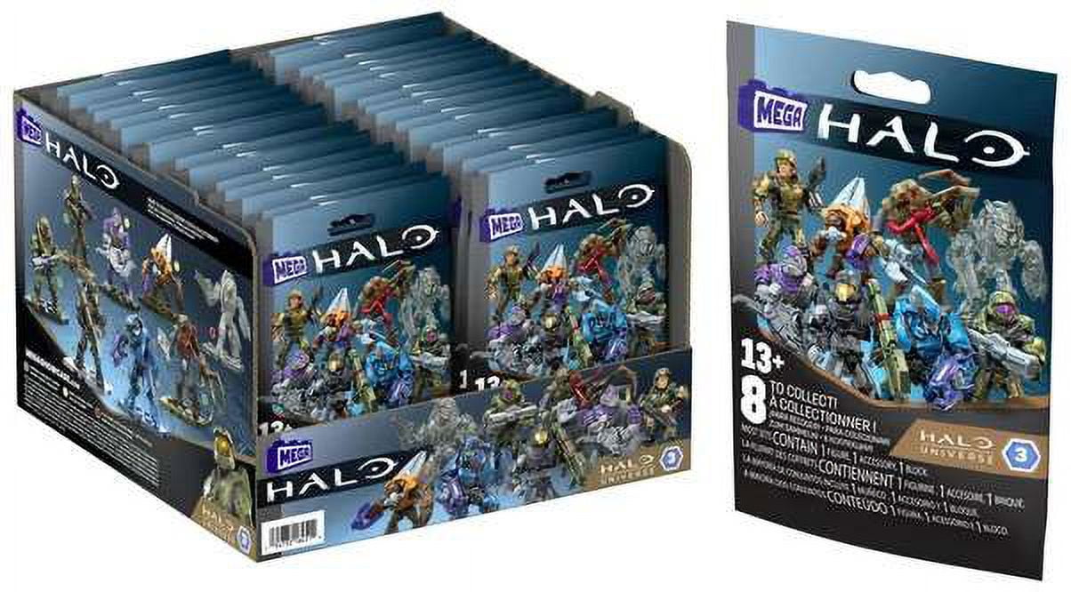 Mega Bloks: Halo Maf Blind Bag, with 1 Random Character Included (1.5")