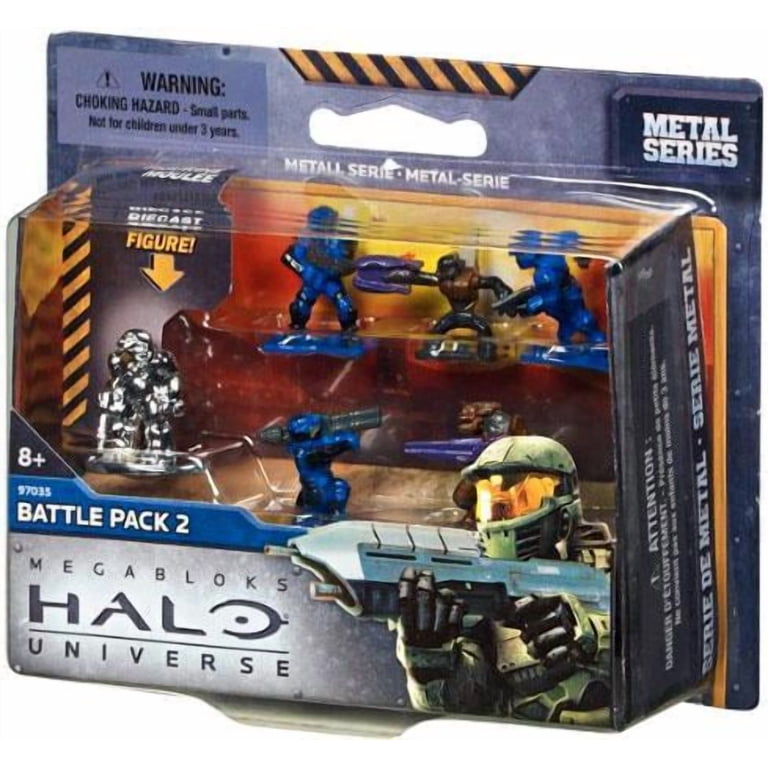 Mega Bloks Halo Metal Series Battle Pack 2 Set #97035 - Walmart.com