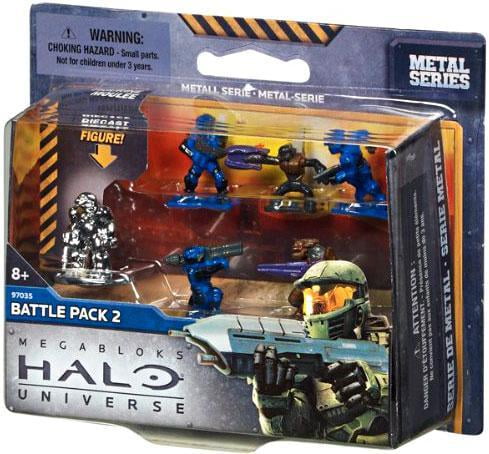 Mega Bloks Halo Metal Series Battle Pack 2 Set #97035