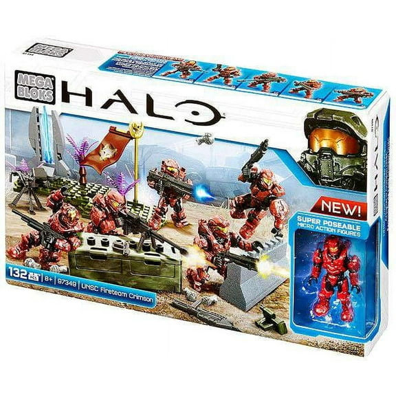 Mega Bloks Halo UNSC Fireteam Crimson Set #97349