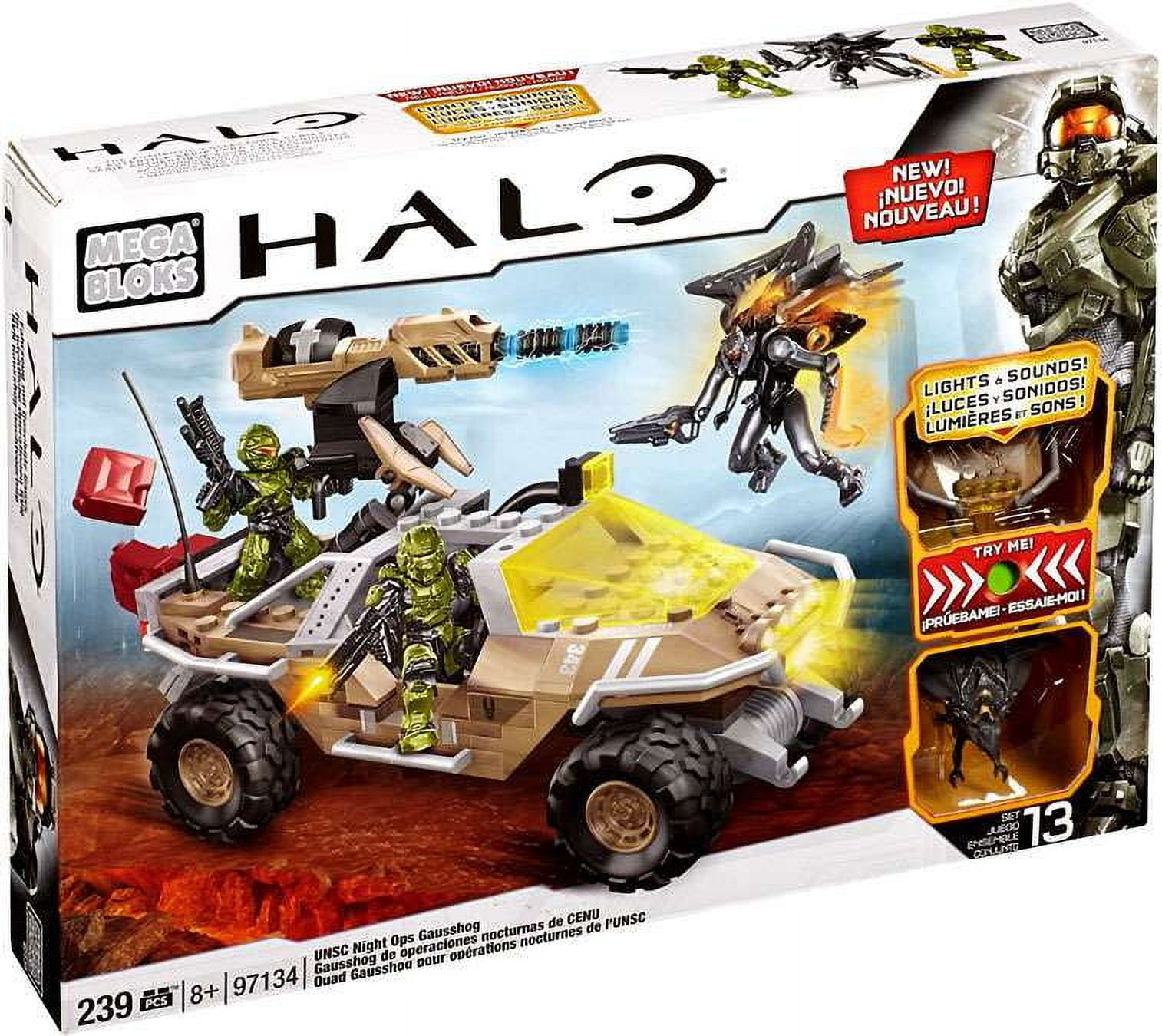 Mega Bloks Halo Unsc Night Ops Gausshog Recon