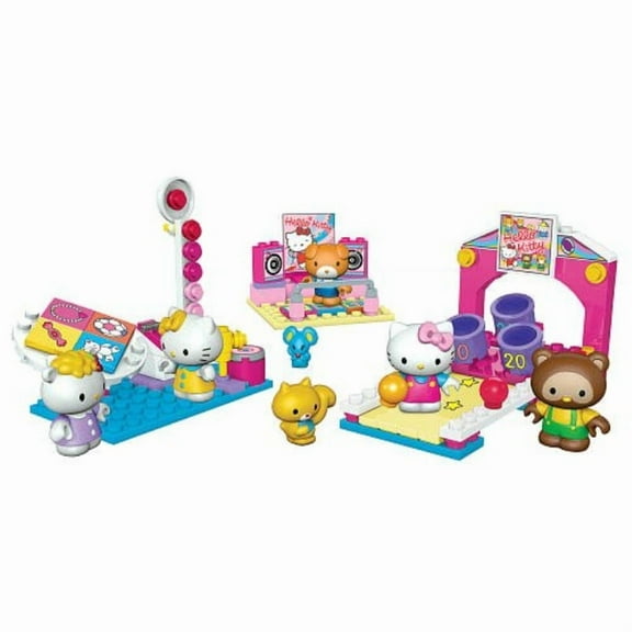 Mega Bloks Hello Kitty Thomas Tracy Fun at the Arcades Figure Set 10974