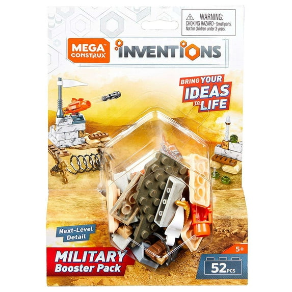 Mega Bloks Inventions Mega Construx Military Building Set Booster