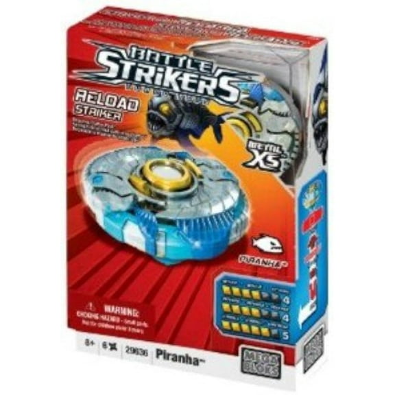 Mega Bloks Magnext Battle Strikers Metal XS Strikers -Piranha