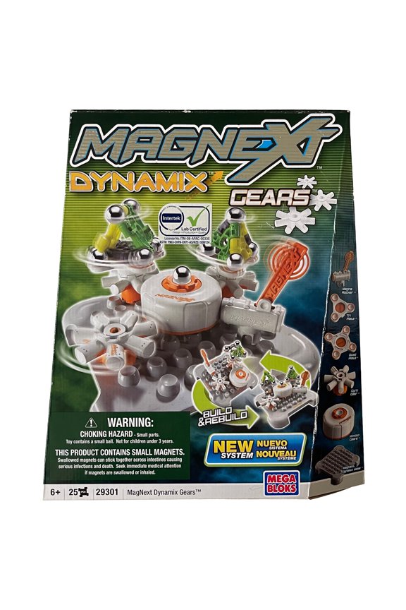 Mega Bloks Magnext Dynamix Extreme Gears Building Set #29301