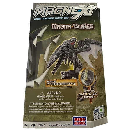Mega Bloks Magnext Pterodaktyl Magna Bones in Crate Set 29615
