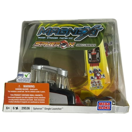 Mega Bloks Magnext Spheron Single Launcher & Red Car Set