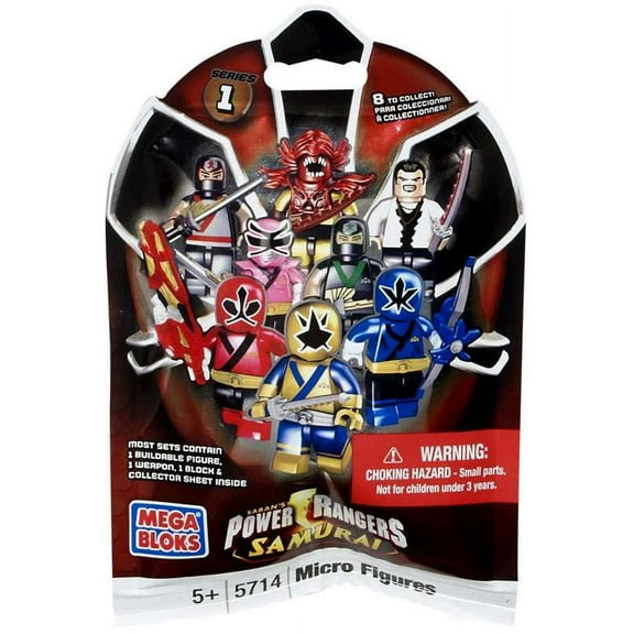Mega Bloks Power Rangers Samurai Series 1 Minifigure Mystery Pack