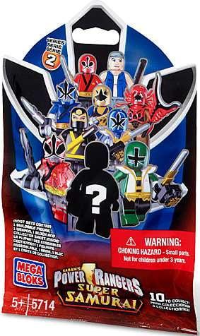 Mega Bloks Power Rangers Super Samurai Series 2 Minifigure Mystery Pack