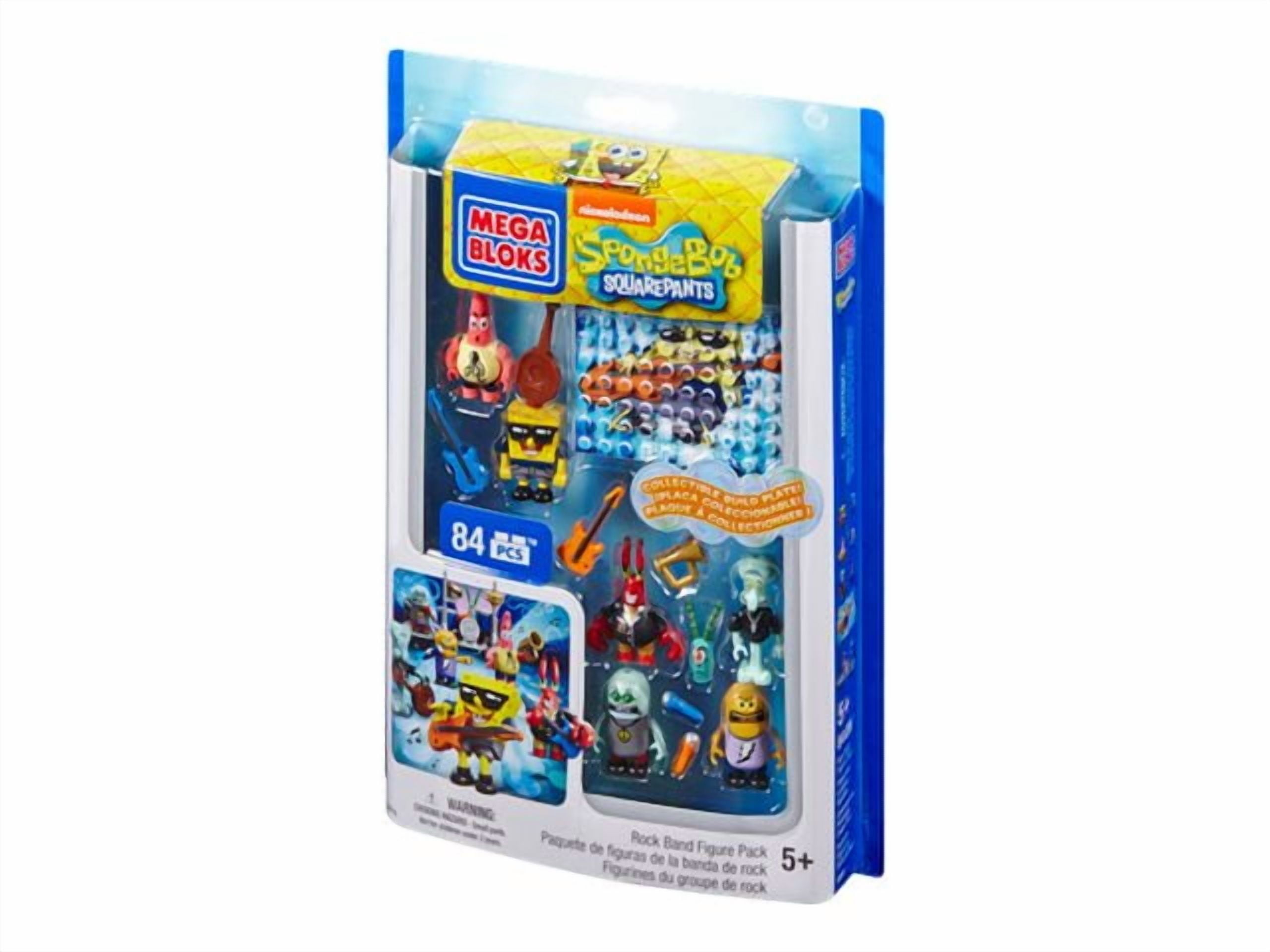 Mega Bloks SpongeBob Rock Band Figure Pack