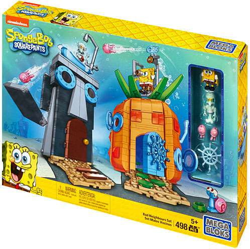 Mega Bloks Spongebob Squarepants Bad Neighbors Set #38038