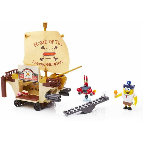 Mega Bloks SpongeBob SquaurePants Burgermobile Showdown Building Set