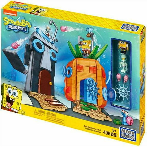 Mega Bloks Spongebob Squarepants Bad Neighbors Set #38038