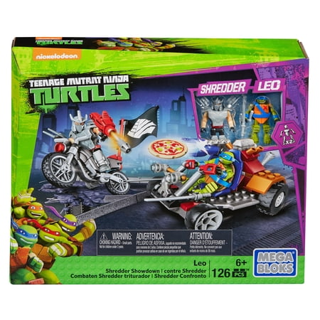 Mega Bloks Teenage Mutant Ninja Turtles Leo Shredder Showdown Construction Set