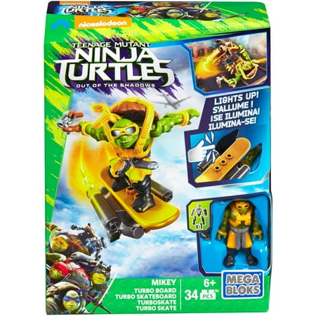 Mega Bloks Teenage Mutant Ninja Turtles Out of the Shadows Mikey Board