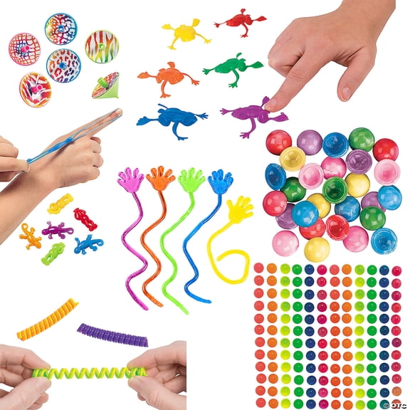 Mega Bulk 3024 Pieces Bright Color Toys Value Assortment