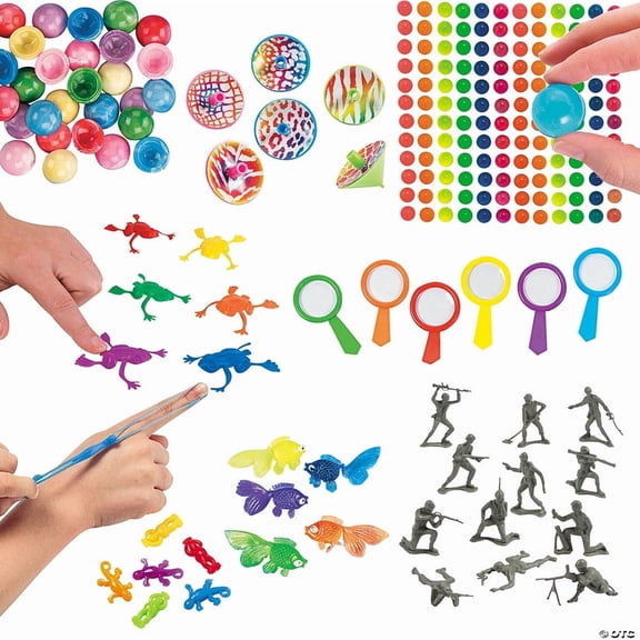 Mega Bulk 5040 Pieces Bright Color Toys Value Assortment