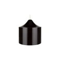 thumbnail image 1 of Mega Candles 1 pc Unscented Black Dome Top Round Pillar Candle, Hand Poured Premium Wax Candles 3 Inch x 3 Inch, Home Décor, Wedding Receptions, Baby Showers, Birthdays, Celebrations, Party & More, 1 of 2