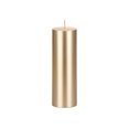 thumbnail image 1 of Mega Candles 1 pc Unscented Gold Round Pillar Candle, Hand Poured Premium Wax Candles 2 Inch x 6 Inch, Home Décor, Wedding Receptions, Baby Showers, Birthdays, Celebrations, Party Favors & More, 1 of 2