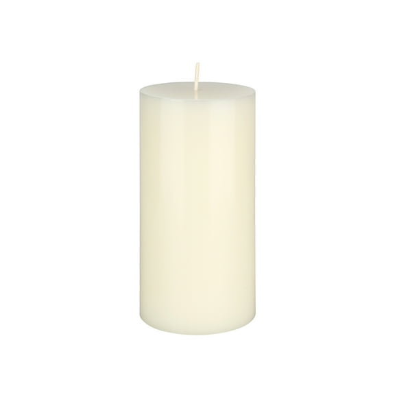Mega Candles 1 pc Unscented Ivory Round Pillar Candle, Hand Poured Premium Wax Candles 3 Inch x 6 Inch, Home Décor, Wedding Receptions, Baby Showers, Birthdays, Celebrations, Party Favors & More