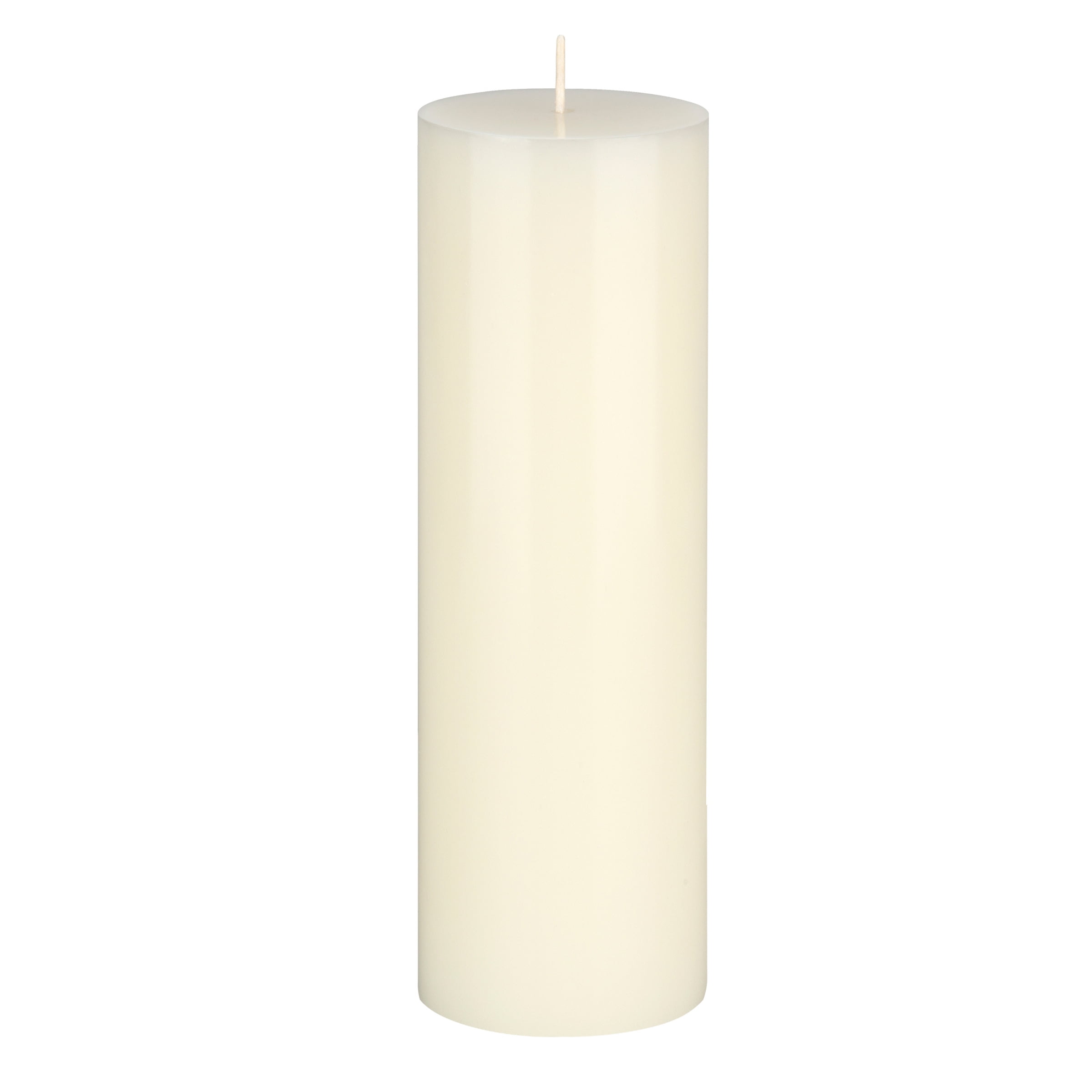 Mega Candles 1 pc Unscented Ivory Round Pillar Candle, Hand Poured Premium Wax Candles 3 Inch x 9 Inch, Home Décor, Wedding Receptions, Baby Showers, Birthdays, Celebrations, Party Favors & More