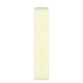 thumbnail image 1 of Mega Candles 1 pc Unscented Ivory Square Pillar Candle, Hand Poured Premium Wax Candles 2 Inch x 9 Inch, Home Décor, Wedding Receptions, Baby Showers, Birthdays, Celebrations, Party Favors & More, 1 of 2