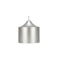 thumbnail image 1 of Mega Candles 1 pc Unscented Silver Dome Top Round Pillar Candle, Hand Poured Premium Wax Candles 3 Inch x 3 Inch, Home Décor, Wedding Receptions, Baby Showers, Birthdays, Celebrations, Party & More, 1 of 2