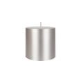 thumbnail image 1 of Mega Candles 1 pc Unscented Silver Round Pillar Candle, Hand Poured Premium Wax Candles 3 Inch x 3 Inch, Home Décor, Wedding Receptions, Baby Showers, Birthdays, Celebrations, Party Favors & More, 1 of 2