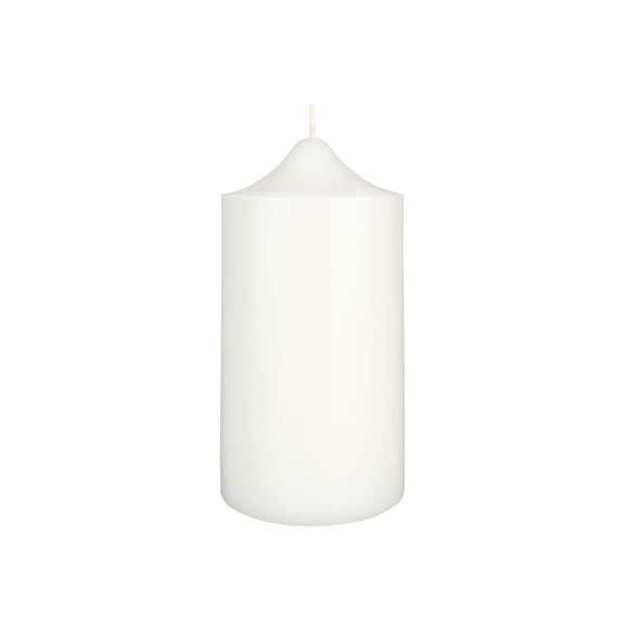 Mega Candles 1 pc Unscented White Dome Top Round Pillar Candle, Hand Poured Premium Wax Candles 3 Inch x 6 Inch, Home Décor, Wedding Receptions, Baby Showers, Birthdays, Celebrations, Party & More