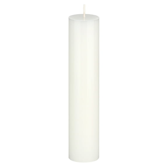 Mega Candles 1 pc Unscented White Round Pillar Candle, Hand Poured Premium Wax Candles 2 Inch x 9 Inch, Home Décor, Wedding Receptions, Baby Showers, Birthdays, Celebrations, Party Favors & More