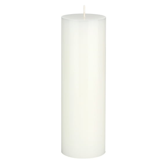 Mega Candles 1 pc Unscented White Round Pillar Candle, Hand Poured Premium Wax Candles 3 Inch x 9 Inch, Home Décor, Wedding Receptions, Baby Showers, Birthdays, Celebrations, Party Favors & More