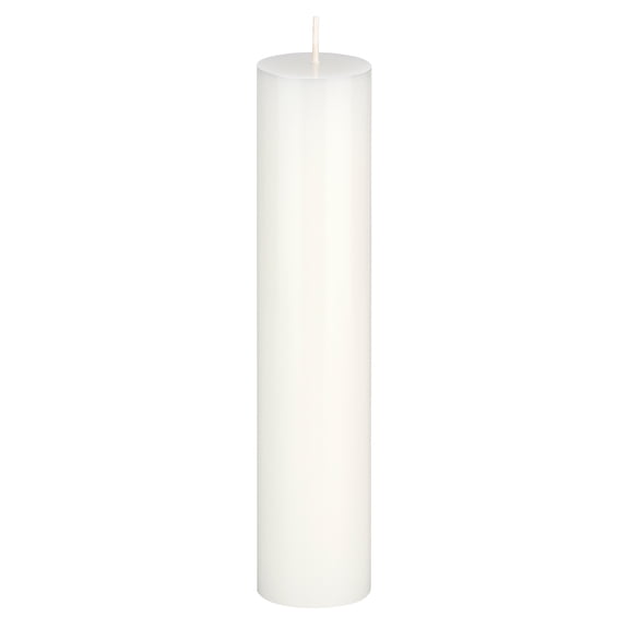 Mega Candles 1 pc Unscented White Round Pillar Candle, Hand Poured Premium Wax Candles 2 Inch x 9 Inch, Home Décor, Wedding Receptions, Baby Showers, Birthdays, Celebrations, Party Favors & More