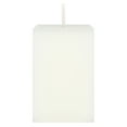thumbnail image 1 of Mega Candles 1 pc Unscented White Square Pillar Candle, Hand Poured Premium Wax Candles 2 Inch x 3 Inch, Home Décor, Wedding Receptions, Baby Showers, Birthdays, Celebrations, Party Favors & More, 1 of 2
