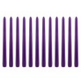 thumbnail image 1 of Mega Candles 12 pcs Unscented Purple Taper Candle, Hand Poured Wax Candles 10 Inch x 7/8 Inch, Home Décor, Wedding Receptions, Baby Showers, Birthdays, Celebrations, Party Favors & More, 1 of 2