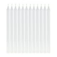 thumbnail image 1 of Mega Candles 12 pcs Unscented White Straight Taper Candle, Hand Poured Wax Candles 12 Inch x 7/8 Inch, Home Décor, Wedding Receptions, Baby Showers, Birthdays, Celebrations, Party Favors & More, 1 of 1