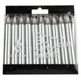 thumbnail image 1 of Mega Candles 20 pcs Unscented Silver Mini Taper Candle, 4 Inch Tall x 1/2 Inch Diameter, Great for Casting Chimes, Rituals, Spells, Vigil, Witchcraft, Wiccan Supplies, Wax Play & More, 1 of 3