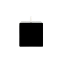 Mega Candles 3" x 3" Pillar Candle, Unscented, Black
