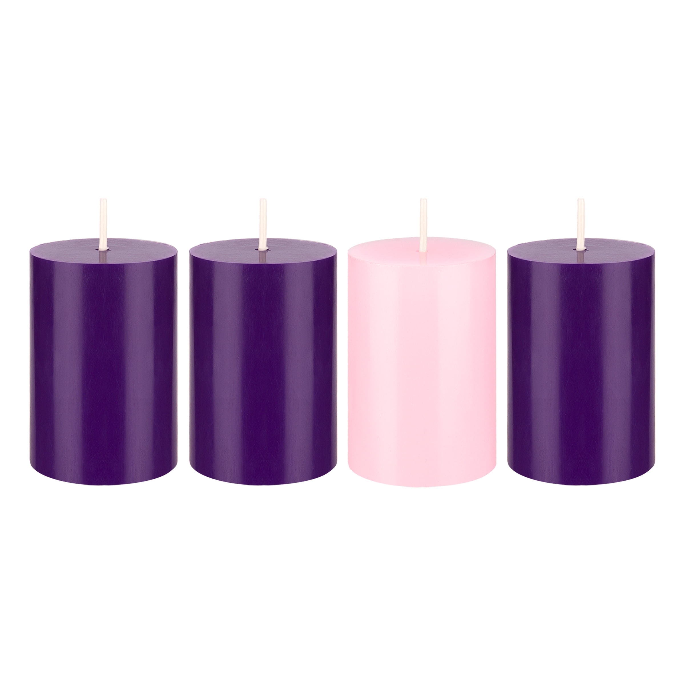6 Inch Hot Pink Pillar Candle – Smokeless & Dripless, 28-Hour Burn, Perfect For Weddings & Events
