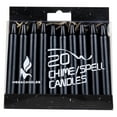 thumbnail image 1 of Mega Candles 40 pcs Unscented Metallic Black Mini Taper Candle, 4 Inch Tall x 1/2 Inch Diameter, Great for Casting Chimes, Rituals, Spells, Vigil, Witchcraft, Wiccan Supplies, Wax Play & More, 1 of 3