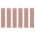 thumbnail image 1 of Mega Candles 6 pcs Unscented Rose Gold Square Pillar Candle, Hand Poured Premium Wax Candles 2 Inch x 9 Inch, Home Décor, Wedding Receptions, Baby Showers, Birthdays, Celebrations, Party Favors & More, 1 of 2