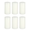thumbnail image 1 of Mega Candles 6 pcs Unscented White Round Pillar Candle, Hand Poured Premium Wax Candles 3 Inch x 6 Inch, Home Décor, Wedding Receptions, Baby Showers, Birthdays, Celebrations, Party Favors & More, 1 of 2