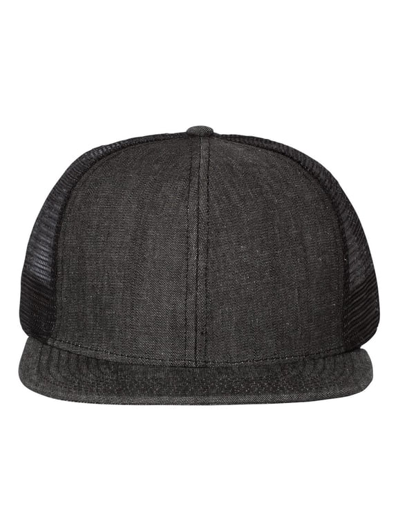 Flat Bill Six-Panel Trucker Cap