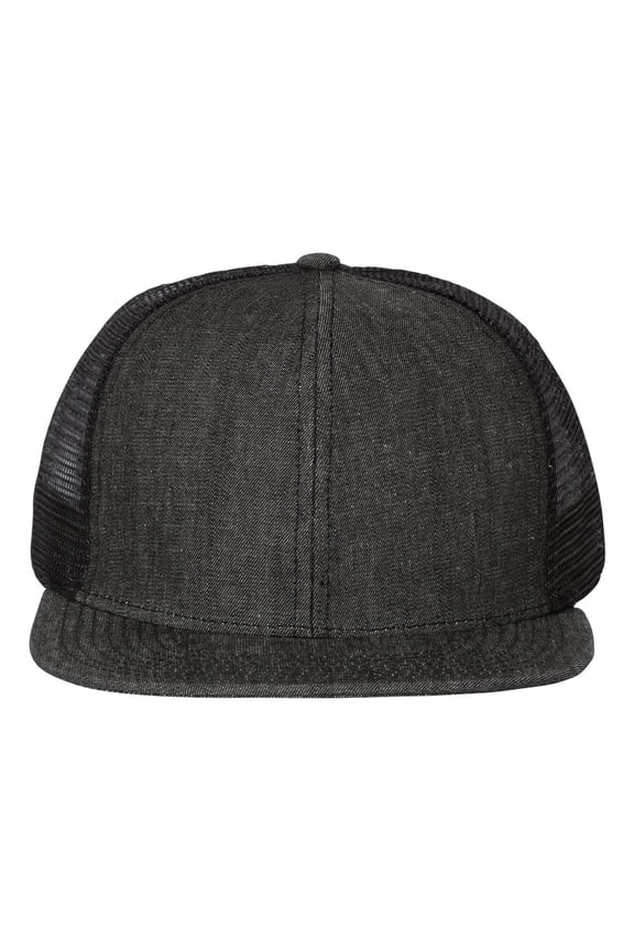 Flat Bill Six-Panel Trucker Cap
