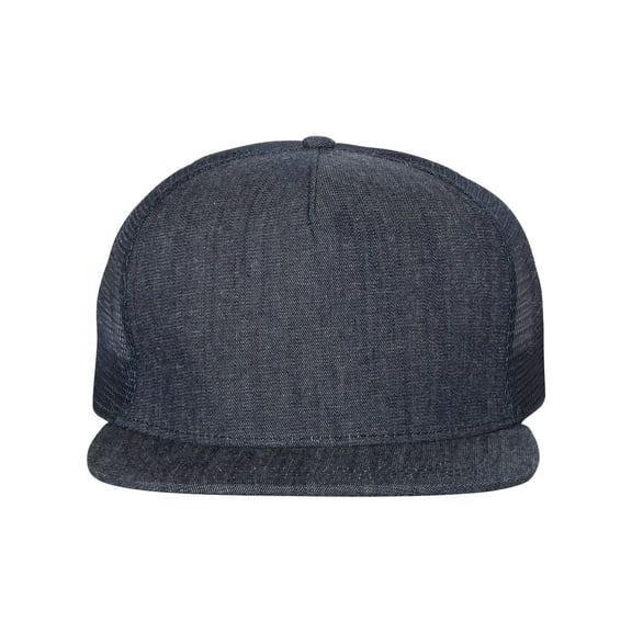 Mega Cap Flat Bill Trucker Cap
