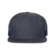 Mega Cap Flat Bill Trucker Cap
