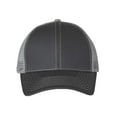thumbnail image 1 of Mega Cap - Twill-Front Trucker Cap - 7641 - Dark Grey/ Grey - Size: Adjustable, 1 of 3