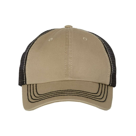 Mega Cap Washed Twill Trucker Cap
