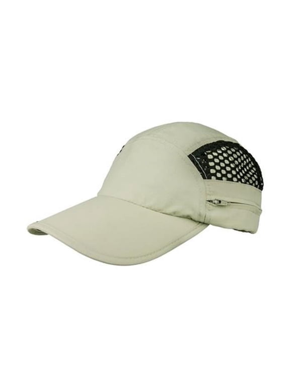 Mega Cap Woody Cap with Concealed Flap in Khaki - Men's Clothing