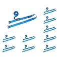 thumbnail image 1 of Mega Cargo Control 10 Pack 2" x 20' E-Track Cam Buckle Strap for Motorcycle Pick up Truck Trailer Enclosed Cargo Tie Down WLL: 833 lbs Blue, 1 of 5