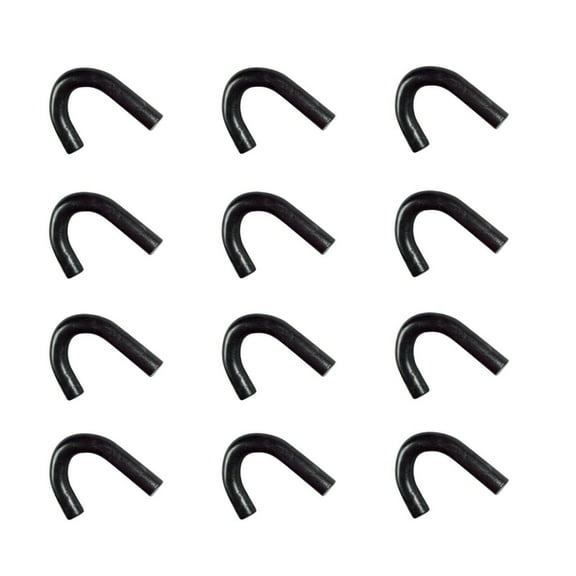 Mega Cargo Control 12-Pack Weld-on Steel Rope Hooks 5/8" Trailers, Truck, Construction and Equipment Trailer with Raw Finsh